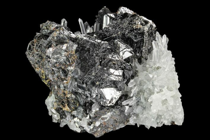 Sphalerite Crystal Cluster with Quartz - Peru #124437